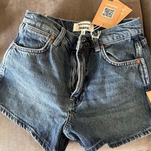 Reformation Cowboy Jean Shorts